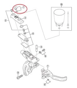 Shimano XT BL-M785 Entlüftungsschraube Mit O-Ring